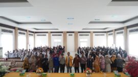 BPBD Padang menggelar BPBD Padang go to campus di Universitas Negeri Padang (UNP) PGSD Ulu Gadut. (Foto: Diskominfo Padang)
