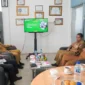 Pj Wali Kota Padang Andree Algamar beraudiensi dengan Kepala BPS Kota Padang Alfianto. (Foto: Prokopim Padang)