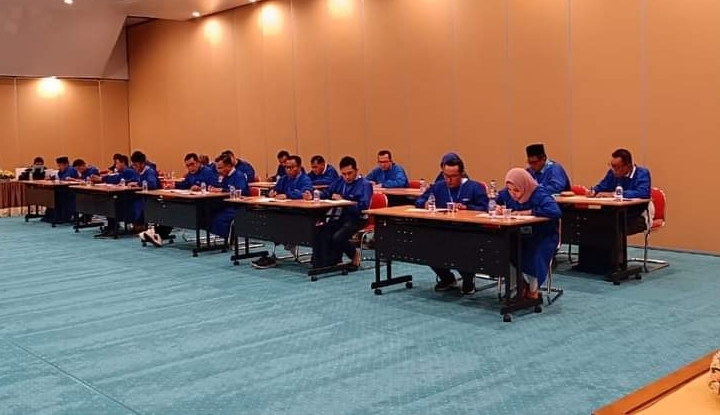 Tiga pasangan calon wali kota dan wakil wali kota menjalani pemeriksaan kesehatan di RSUP Dr M Djamil Padang, Sabtu (31/8/2024). (Foto: Diskominfo Padang Panjang)