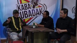 Bupati Tanah Datar, Eka Putra meresmikan podcast 