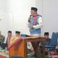 Bupati Tanah Datar Eka Putra saat wirid Yasin Nagari Padang Magek di Masjid Nurul Islam Jorong Bulakan. (Foto: Prokopim Tanah Datar)