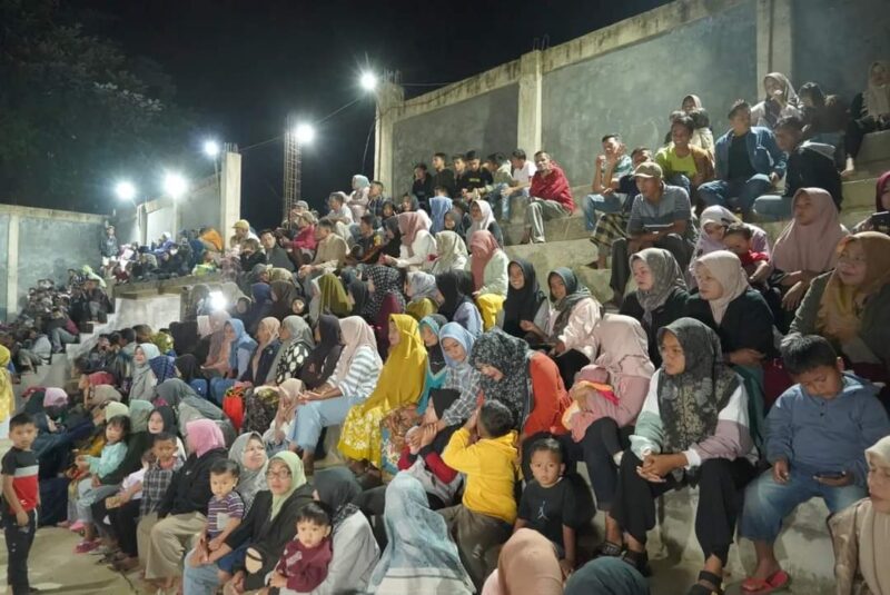 Masyarakat terlihat antusias menghadiri Camping Ground. (Foto: Prokopim Pemkab Solsel)