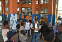 Penjabat (Pj) Wali Kota Padang Andree Algamar meninjau Shelter Darussalam di Kelurahan Bungo Pasang Kecamatan Koto Tangah, Sabtu (7/9/2024). (Foto: Prokopim Padang)