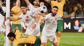 Timnas Indonesia menahan imbang Australia di lanjutan Kualifikasi Piala Dunia 2026 Zona Asia. (Foto: X Timnas Indonesia)