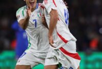 Italia berhasil membungkam Prancis 3-1 pada laga Grup 2 Liga A UEFA Nations League 2024-2025, Sabtu dini hari WIB. (Foto: IG Azzurri)