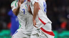 Italia berhasil membungkam Prancis 3-1 pada laga Grup 2 Liga A UEFA Nations League 2024-2025, Sabtu dini hari WIB. (Foto: IG Azzurri)