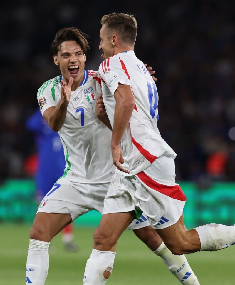 Italia berhasil membungkam Prancis 3-1 pada laga Grup 2 Liga A UEFA Nations League 2024-2025, Sabtu dini hari WIB. (Foto: IG Azzurri)