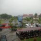 Hujan dengan intensitas sedang hingga lebat mengguyur Kota Padang. (Foto: BPBD Padang)