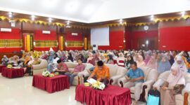 Disdikpora Kota Pariaman menggelar Talkshow Peran dan Karya Guru dalam Transformasi Pendidikan. (Foto: Kominfo Kota Pariaman) 