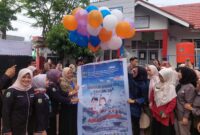 Pembukaan bakti sosial dalam rangka Hari Penglihatan Sedunia 2024 di SDN 06 Kampung Lapai. (Foto: Diskominfo Padang)