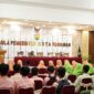 Asisten Administrasi Pembangunan dan Umum Setdako Pariaman, Elfis Candra membuka Sosialisasi Program Saga Saja di Aula Balaikota Pariaman, Jumat (18/10/2024). (Foto: Diskominfo Pariaman)