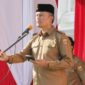 Pj Wali Kota Pariaman, Roberia ketika memimpin apel gabungan ASN Pemko Pariaman di Balaikota Pariaman beberapa waktu lalu. (Foto: Diskominfo Pariaman)