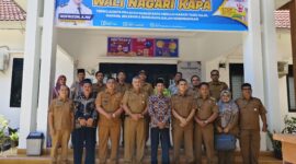 Nagari Kapa mewakili Kabupaten Pasbar di ajang Penilaian Nagari Percontohan Anti Korupsi Tahun 2024 tingkat Sumbar. (Foto: Kominfo Pasbar)