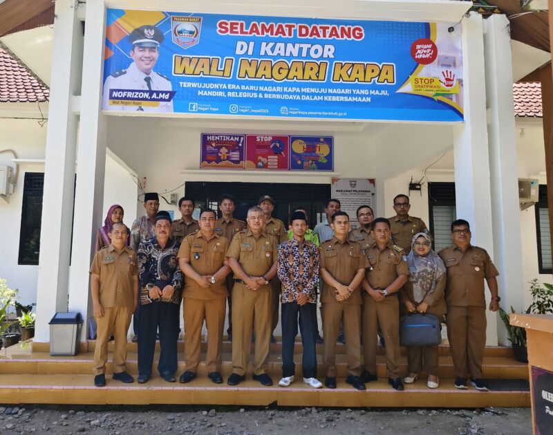 Nagari Kapa mewakili Kabupaten Pasbar di ajang Penilaian Nagari Percontohan Anti Korupsi Tahun 2024 tingkat Sumbar. (Foto: Kominfo Pasbar)