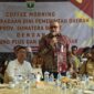 Pj Wali Kota Padang Andree Algamar saat rapat bersama Kominda Sumbar di Istana Gubernur Sumbar, Kamis (17/10/2024). (Foto: Prokopim Padang)
