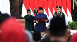 Presiden Prabowo Subianto mengucapkan sumpah jabatan presiden. (Foto: Kris-Biro Pers Sekretariat Presiden)