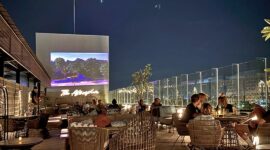 Hotel Santika Premiere Padang menggelar nobar pertandingan Kualifikasi Piala Dunia FIFA 2026 zona Asia di The Atmosphere Skylounge. (Foto: Ist)