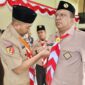 Pj Bupati Kepulauan Mentawai, Fernando Jongguran Simanjuntak dilantik sebagai Ketua Mabicab Gerakan Pramuka Kabupaten Kepulauan Mentawai. (Foto: Prokopim Kepulauan Mentawai)