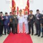 Pj Wali Kota Padang Andree Algamar saat menghadiri upacara peringatan HUT TNI ke-79 di Istana Gubernur Sumbar, Sabtu (5/10/2024). (Foto: Prokopim Padang)