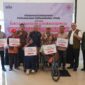 Penjabat (Pj) Wali Kota Padang Andree Algamar saat pelatihan penguatan kapasitas bagi penyandang disabilitas di Club House PT Semen Padang. (Foto: Prokopim Padang)