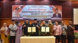 Pj Wako Padang Andree Algamar usai penandatanganan MoU antara Pemko Padang bersama PT 8 Elements. (Foto: Prokopim Padang)