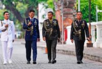 Empat ajudan Presiden Prabowo Subianto. (Dok Istimewa)