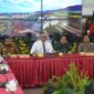 Pj Wali Kota Padang Andree Algamar memimpin High Level Meeting TPID Kota Padang di Rumah Dinas Wali Kota Padang, Senin (21/10/2024). (Foto: Prokopim Padang)