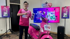 Indosat melalui brand Tri  mengumumkan 8 pemenang program “Gen Tri Community” di wilayah Sumatra. (Foto: Indosat)