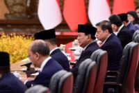 Presiden RI, Prabowo Subianto melakukan pertemuan bilateral dengan Presiden RRT, Xi Jinping, Sabtu (9/11/2024). (Foto: BPMI Setpres/Muchlis Jr)