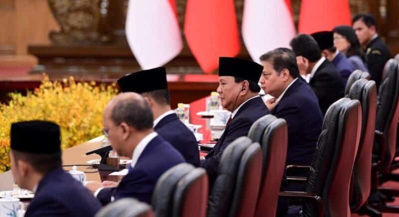 Presiden RI, Prabowo Subianto melakukan pertemuan bilateral dengan Presiden RRT, Xi Jinping, Sabtu (9/11/2024). (Foto: BPMI Setpres/Muchlis Jr)