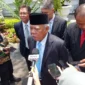 Kepala OIKN Basuki Hadimuljono menyampaikan keterangan di kompleks Istana Kepresidenan, Jakarta, Selasa (5/11/2024). (Foto: Antara/Andi Firdaus)
