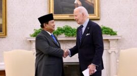 Presiden Prabowo Subianto melakukan pertemuan bilateral dengan Presiden Amerika Serikat, Joe Biden, di Gedung Putih, Washington DC, Selasa (12/11/2024). (Foto: BPMI Setpres/Muchlis Jr)