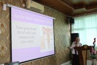 Penyuluhan kesehatan oleh dosen Patologi Anatomi Unbrah Dr. dr. Anandia Putriyuni Sp.PA.