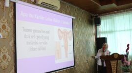 Penyuluhan kesehatan oleh dosen Patologi Anatomi Unbrah Dr. dr. Anandia Putriyuni Sp.PA.