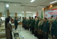 Pelantikan pengurus IDI Padang Panjang periode 2024-2027 di Aula Poliklinik Lantai II RSUD, Rabu (6/11/2024). (Foto: Diskominfo Padang Panjang)