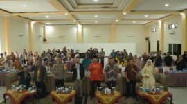 Bawaslu Padang Panjang menggelar Sosialisasi Pengawasan Tahapan Pemilihan Bagi Disabilitas di Auditorium Mifan Waterpark, Sabtu (2/11/2024). (Foto: Kominfo Padang Panjang)