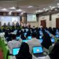 Para CPNS Kota Padang mengikuti ujian Seleksi Kompetensi Dasar (SKD) di Universitas Muhammadiyah Sumatera Barat, Rabu (6/11/2024). (Foto: Diskominfo Padang)