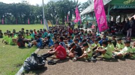 Sebanyak 64 tim SD dan MI se-Kota Padang mengikuti turnamen sepak bola mini KKG PJOK Padang Utara Cup II 2024. (Foto: Diskominfo Padang)