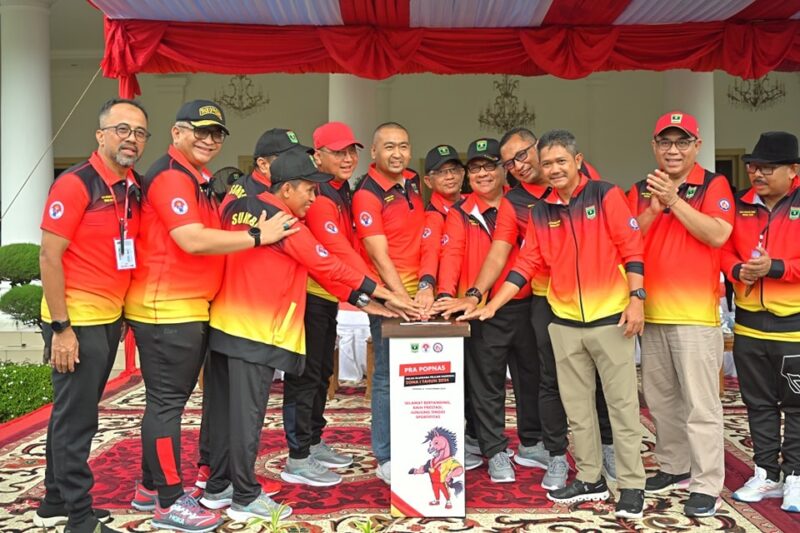 Pembukaan Pra-Popnas Zona 1 Sumatera 2024 di Istana Gubernur Sumbar, Sabtu (9/11/2024). (Foto: ADPSB)