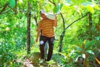 Camat Lubeg Nofiandi Amir saat kegiatan manunggal air bersih untuk penyediaan air bersih bagi keluarga berisiko stunting di Kecamatan Lubeg. (Foto: Ist)