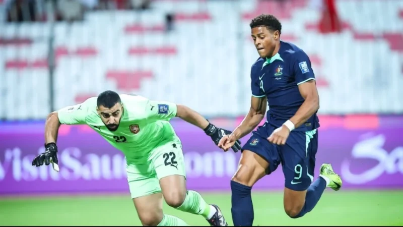 Bahrain vs Australia berakhir imbang 2-2 di laga leg 2 Grup C Putaran Ketiga Kualifikasi Piala Dunia 2026 Zona Asia. (Foto: AFC)