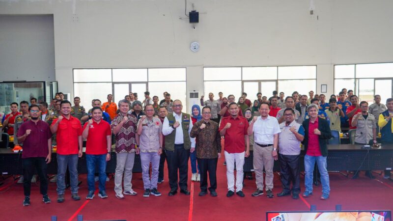 Pemko Padang bersama Unand dan RSUP M. Djamil Padang, berkolaborasi menggelar pelatihan penanggulangan kebencanaan. (Foto: Prokopim Padang)