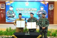 Pemkab Pasbar menghibahkan tanah seluas 26.336 meter persegi untuk pembangunan Mako Kompi 3 Yon B Pelopor Satbrimob Polda Sumbar. (Foto: Diskominfo Pasbar)