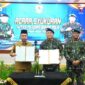 Pemkab Pasbar menghibahkan tanah seluas 26.336 meter persegi untuk pembangunan Mako Kompi 3 Yon B Pelopor Satbrimob Polda Sumbar. (Foto: Diskominfo Pasbar)