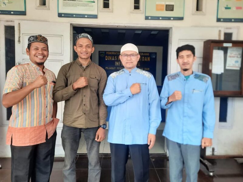 Zulfikar mendatangi Diskominfo Padang Panjang. (Foto: Diskominfo Padang Panjang)