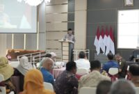 Gubernur Sumbar Mahyeldi membuka sosialisasi 