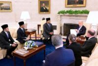 Presiden Prabowo Subianto melakukan pertemuan bilateral dengan Presiden Amerika Serikat, Joe Biden, di Gedung Putih, Washington DC, Selasa (12/11/2024). (Foto: BPMI Setpres/Muchlis Jr)