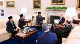 Presiden Prabowo Subianto melakukan pertemuan bilateral dengan Presiden Amerika Serikat, Joe Biden, di Gedung Putih, Washington DC, Selasa (12/11/2024). (Foto: BPMI Setpres/Muchlis Jr)