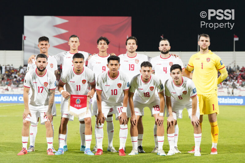 Para pemain Timnas Indonesia. Mereka akan menjamu Jepang dan Arab Saudi, di Stadion Utama Gelora Bung Karno (GBK), Jakarta. (Foto: PSSI)