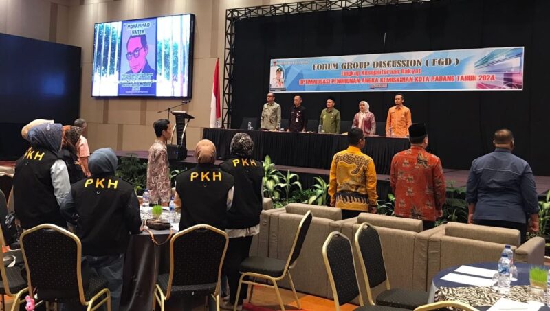 Suasana pembukaan FGD bertema “Optimalisasi Penurunan Angka Kemiskinan” di The ZHM Premier Hotel, Kamis (28/11/2024). (Foto: Ist)
